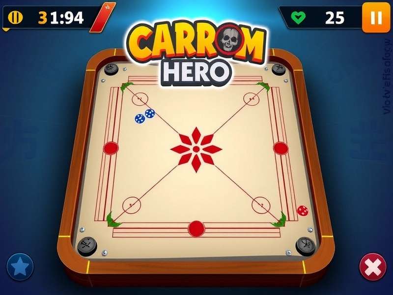 Carrom Turbo Blitz Hero Gameplay Screenshot